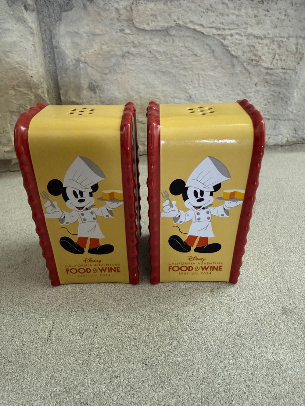 Disney California Adventure Food & Wine Festival Salt & Pepper Shaker Set - Picture 2 of 11